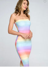 Load image into Gallery viewer, Rainbow Tube Dress
