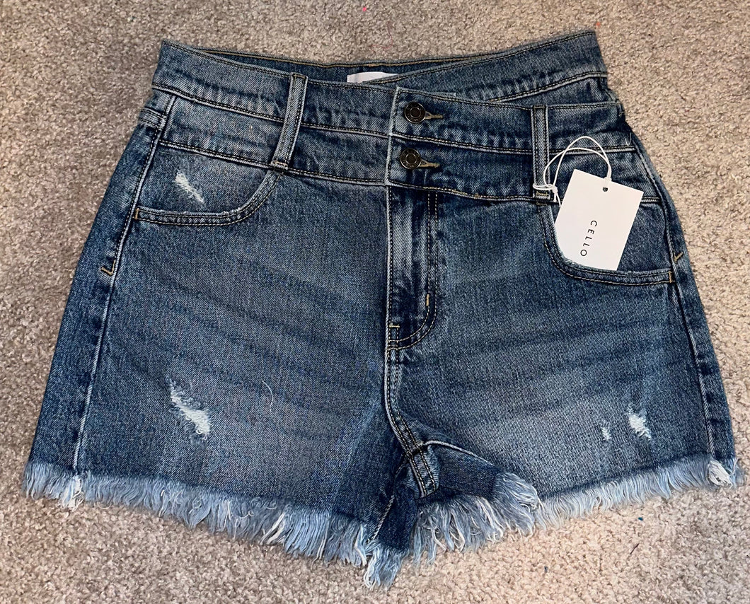 Cello high-rise Jean Shorts