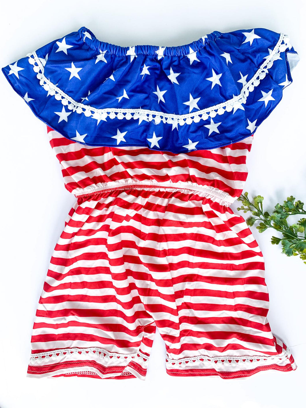 Forever3am Stars and Stripes Romper